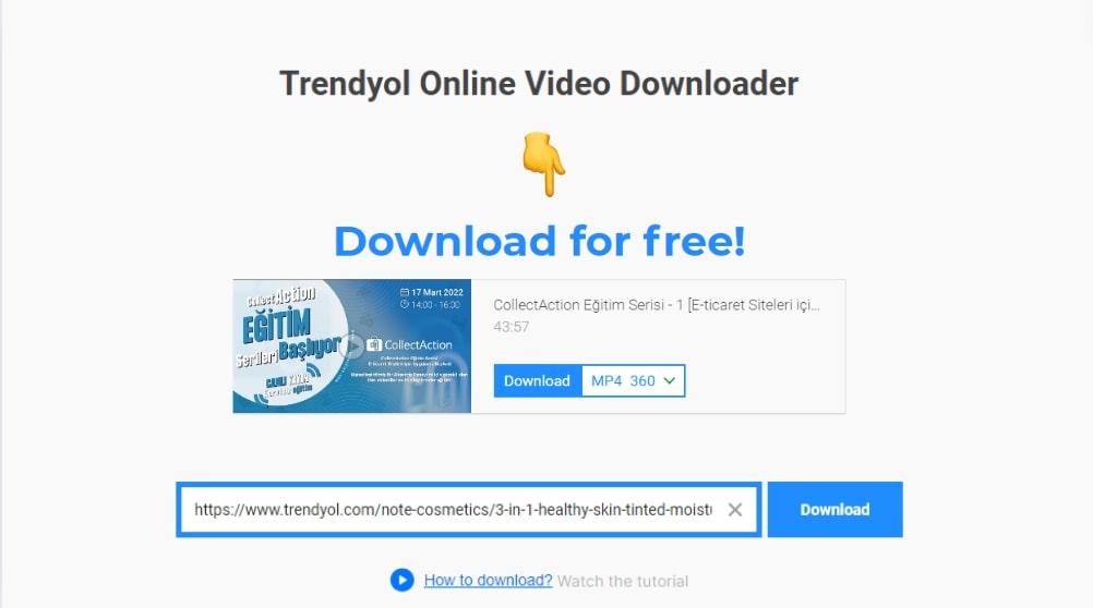 Download Trendyol video